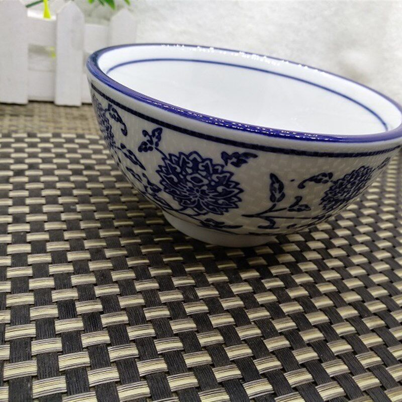 5寸面馆小汤碗陶瓷青花家用餐具米饭碗面条商用拉面碗泡面碗饭店
