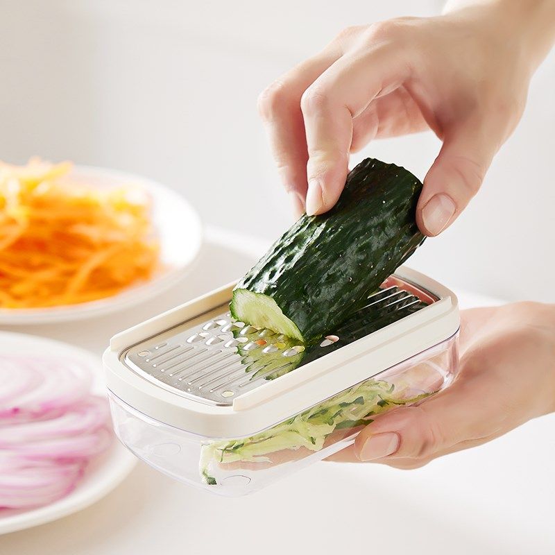 多功能切菜神器家用切丝器厨房插菜土豆丝刨丝器擦丝器不伤手细丝