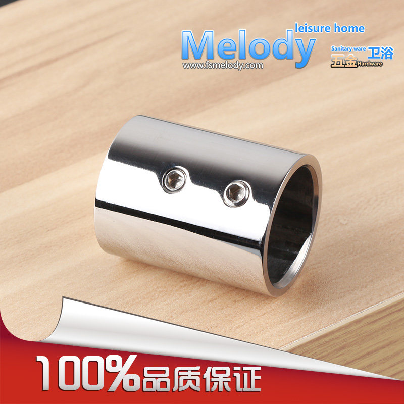 Me-K00 淋浴房圆管连接件上墙法兰固定座25直径 加厚 304不锈钢