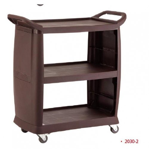 加厚塑料静音服务车送餐车地哩车 酒店饭店厨房酒楼惠而信收餐车