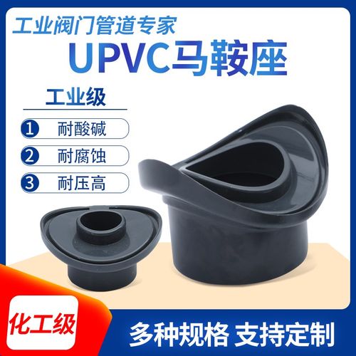 upvc马鞍座弧面pvc马鞍座塑料鞍形增接口 替换代三通简易分水接头