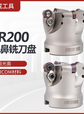 TR200圆鼻铣刀盘RCKT10T3 RCKT1204开粗光面加工中心R5 R6刀盘