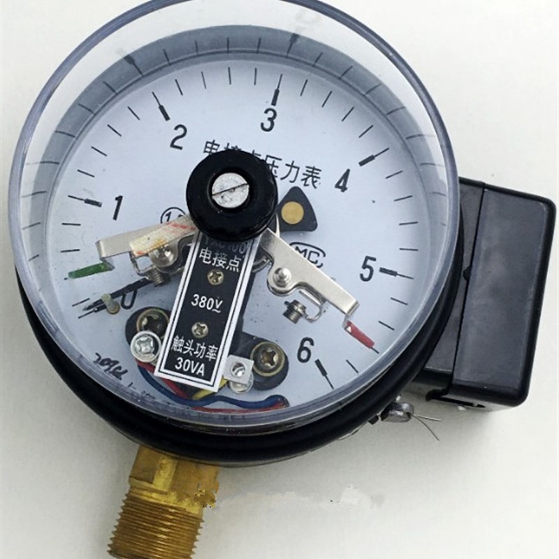 磁助式电接点压力表YXC-100  6MPA 触头功率 30VA(阻性负载)