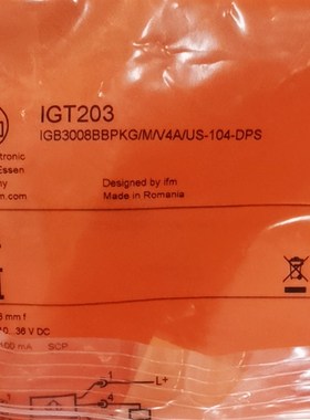 易福门IGT202IGT201IGT203 IGT200 IGT219 IGT220接近位置传感器