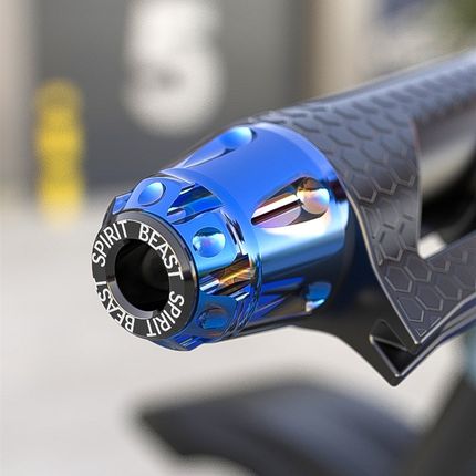 摩托车改装车堵头UY125手把铁UU125平衡块小牛电动车手把堵通用