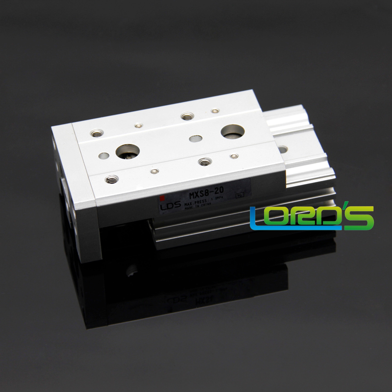 精品SMC型亚德客型HLS MXS16-10/20/30A AS AT B交叉导轨滑台气缸