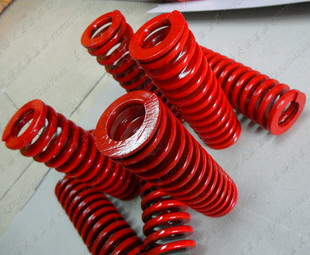 量大优惠 压簧磨具弹簧 红色50*50-300不锈钢击锤弹簧螺旋减振器