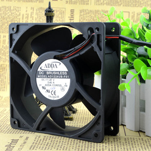 F51 AD1224UB 12038 24V 12CM厘米变频器风扇 全新正品 0.40A ADDA