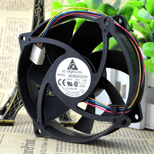 0.6A 12V 9CM 9025 PWM温控散热风扇 台达 机箱电源CPU AFB0912VH