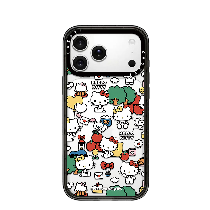 CASE零食背带爱心KT凯蒂猫C家适用iPhone苹果17promax手机壳16/15网红13潮牌14plus明星同款12磁吸华强北代购