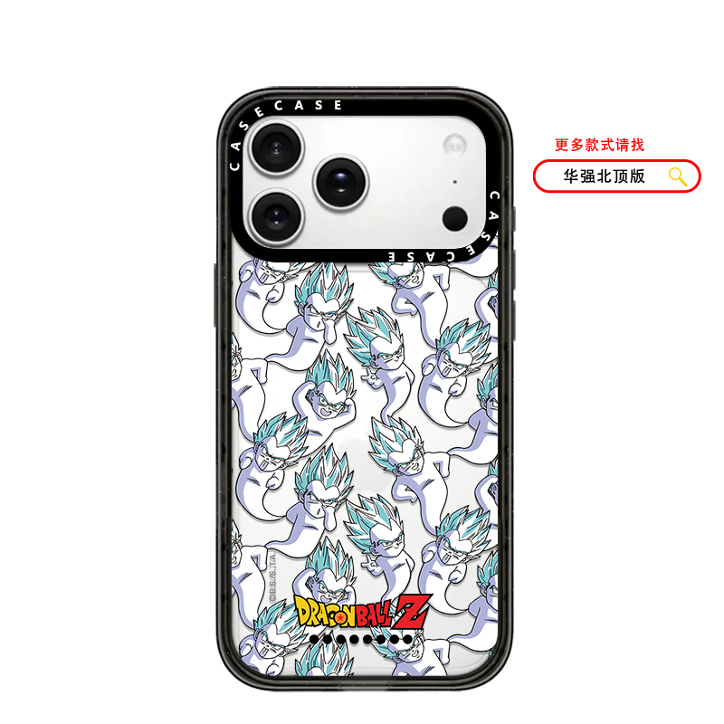 CASE七龙珠幽灵赛亚人C家适用iPhone苹果17promax手机壳16plus/15明星同款14磁吸13潮牌12网红卡通华强北代购