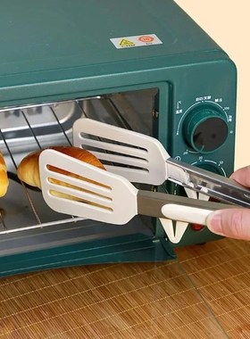 9-inch food itongs Stainless steel tongs Silicone non-stick