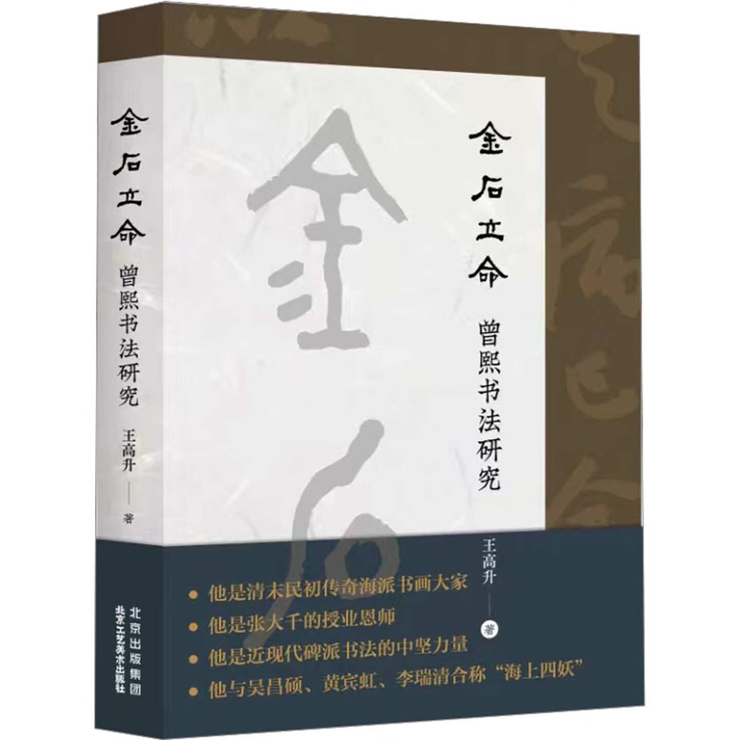 金石立命 曾熙书法研究 历史方向内涵辨析实践维度研究生论坛汉字书法美育艺术基础等理论毛笔书法工具书籍 北京工艺美术出版社