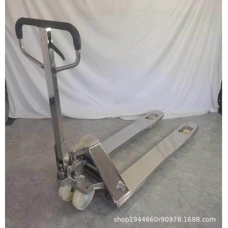 不锈钢搬运叉车 304不锈钢液压叉车 防腐蚀搬运车 仓库地牛 手动