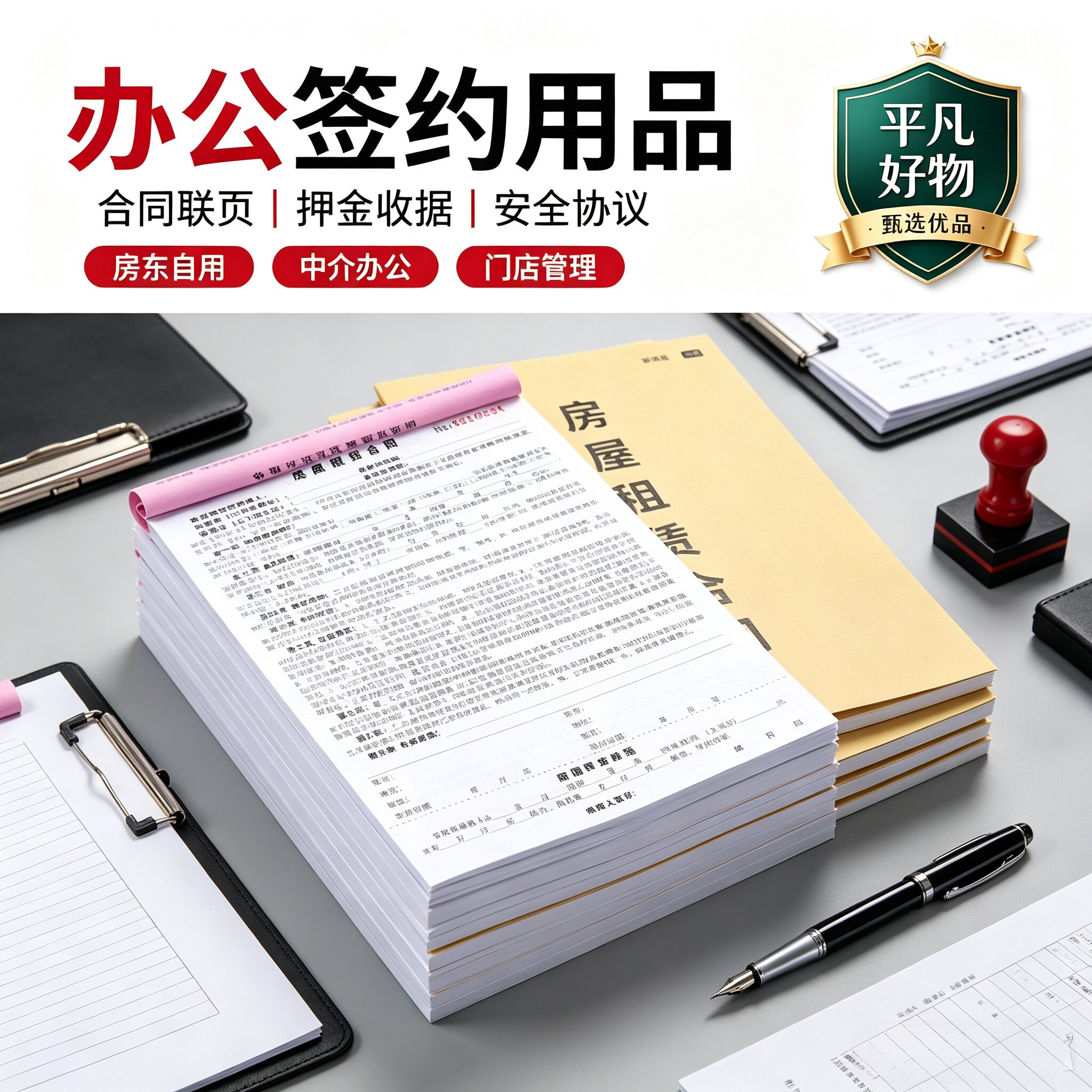【房东推荐】房屋租赁合同租房合同范本租赁协议复写本JL