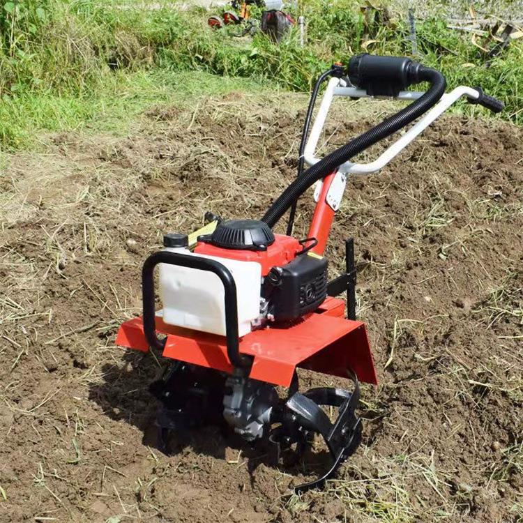 小型背式割草机家用打草机锄草机除草修剪割灌机手推旋耕开沟机