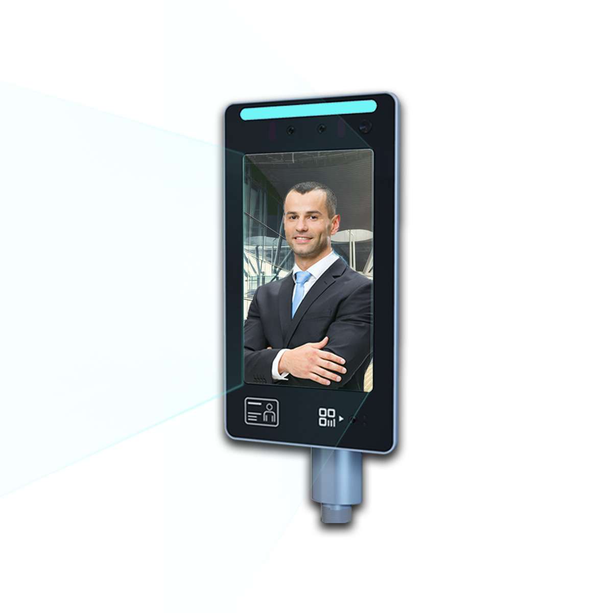 LILLIPUT数字电子哨兵闸头门禁机双目8寸人脸识别测温一体机TMT-8