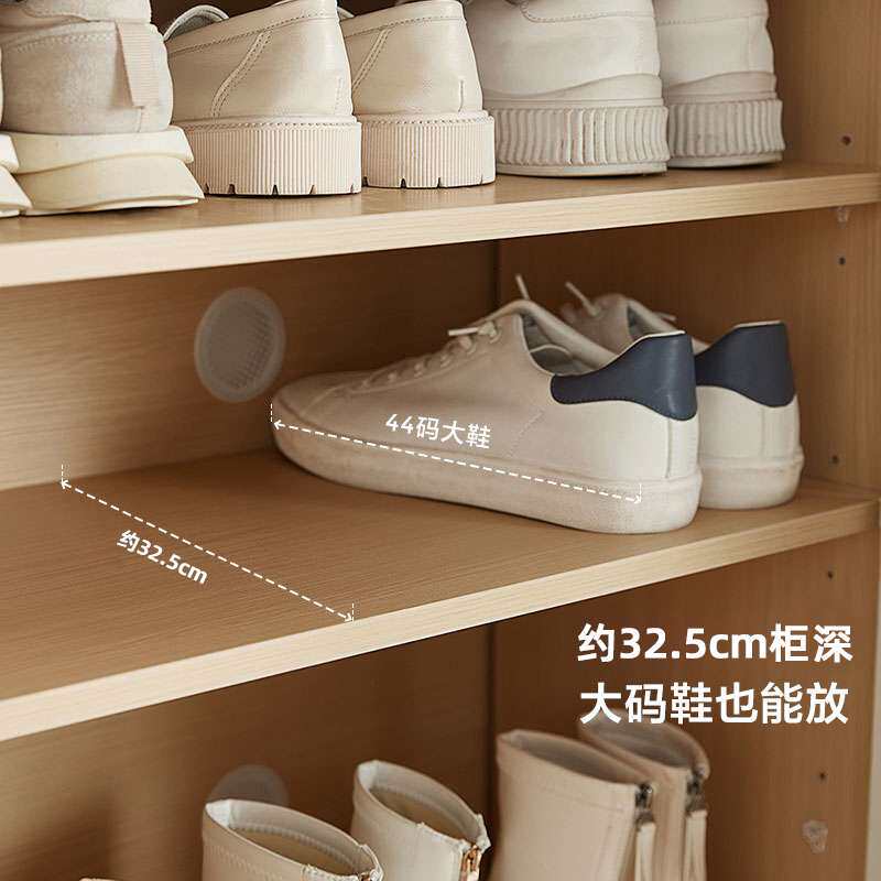 my实木鞋柜家用进门门口多层阳台储物柜大容量玄关柜入户门简易鞋