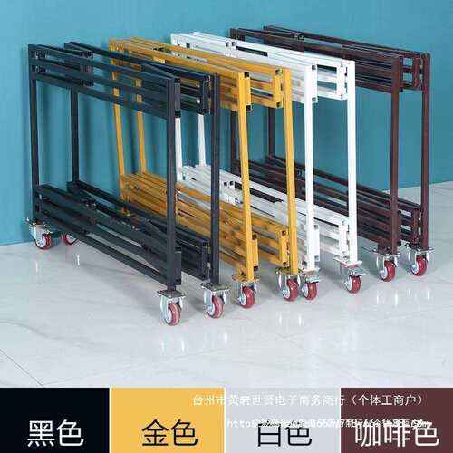 售货车促销台超市货架折叠推车流动地摊小吃移动摆摊便携花车金属