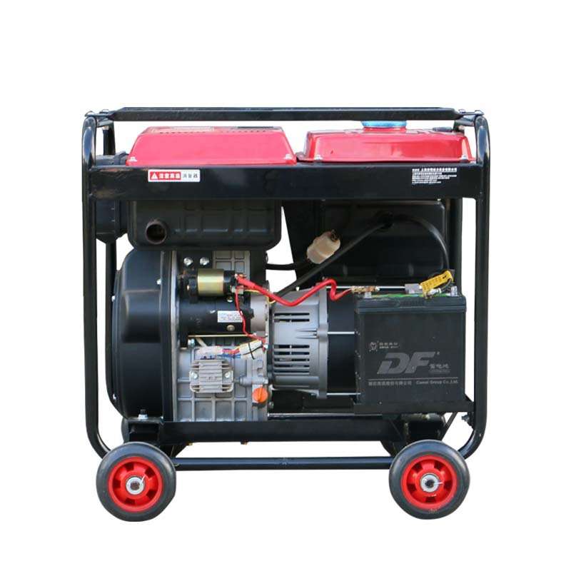 东明三相8kw户外移动便携工程施工备用柴油发电机 DMD10000LE/3