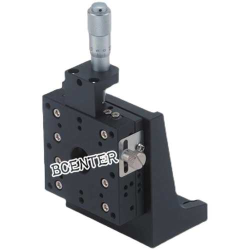 手动Z轴交叉滚子导轨微调滑台ZCRS40/60/80千分尺旋钮视觉位移台