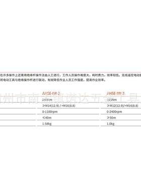 智能电动扳手AHSE-1W-2无线遥控扳手绝缘紧固扳子套筒力矩240Nm