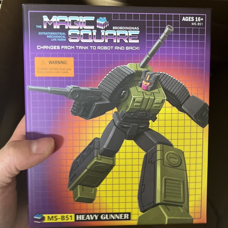 魔方 吵闹 MS-TOYS 混天豹G1版z ms-B51 小比例 变形玩具 合体G1