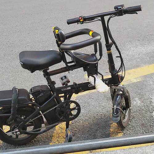 电单车宝宝座椅折叠电动车儿童安C全坐凳代驾电车椅子电自行车坐