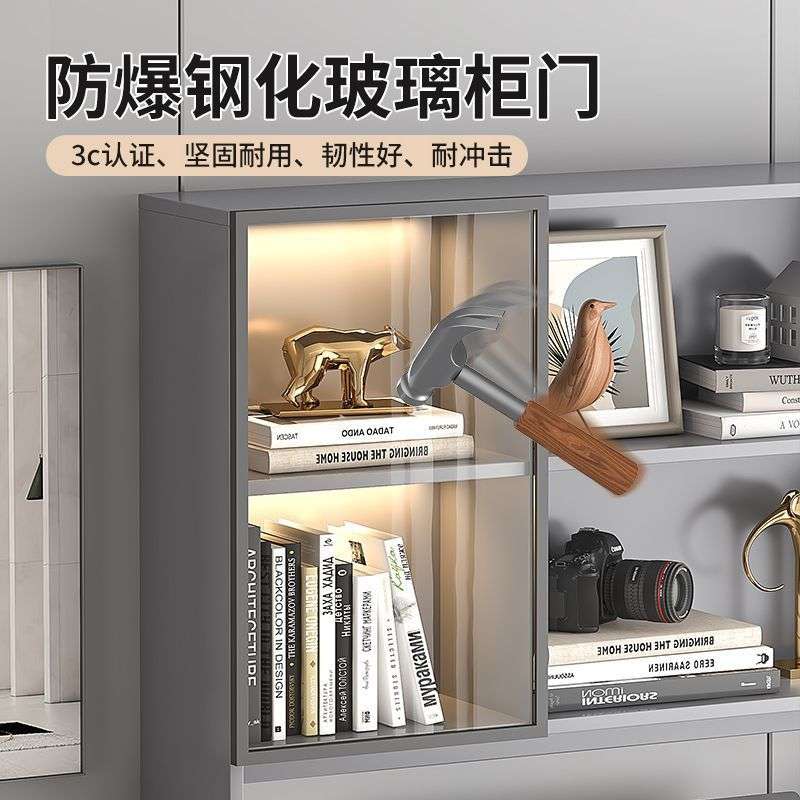 实木电脑桌台式桌家用办公桌子卧室学生书桌书架一体写字桌学习桌