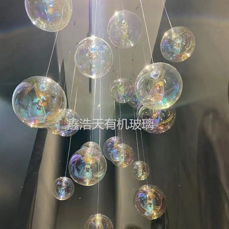 室内幻彩球空中挂件美陈街道炫彩灯亮化屋顶橱窗装饰.吊饰道具灯
