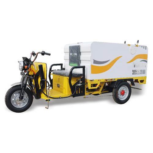 电动三轮高压清洗车公路养护电动三轮冲洗车多功能四轮电动清洗车