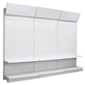 甄选加厚洞洞板货架展示架落地立式 工具架挂钩金属配件超市货架置