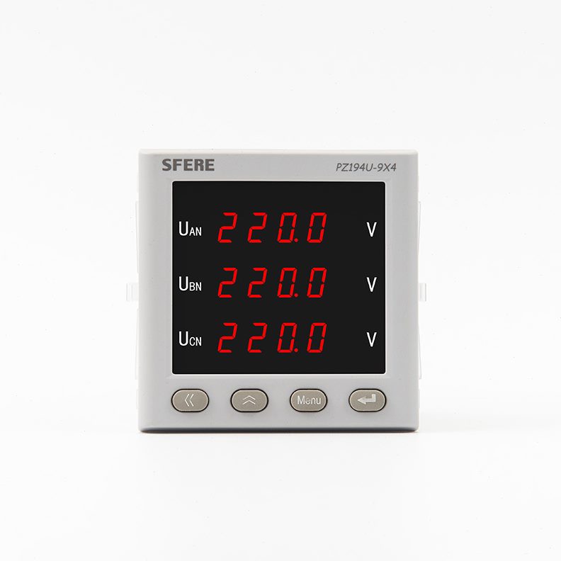甄选江苏斯菲尔电气sfere PZ194U-9X4智能数显三相交流电压表
