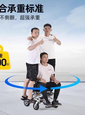 瑞电动轮椅折叠WT-100W轻便便携老人专用小奔型智能控自全动手柄