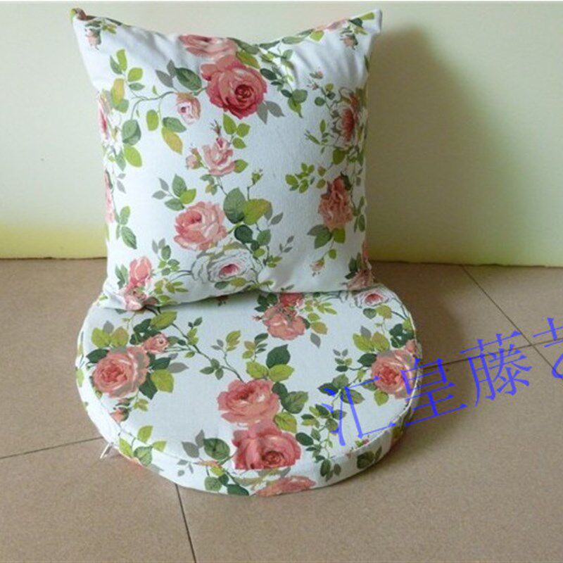藤吊篮,藤家具,藤摇椅,靠垫垫子,抱枕 藤椅T坐垫小车坐垫抱枕