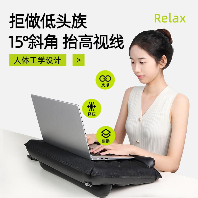 充气桌式可携床上桌子车懒人沙发办公学习BK-2402儿童用后排写字