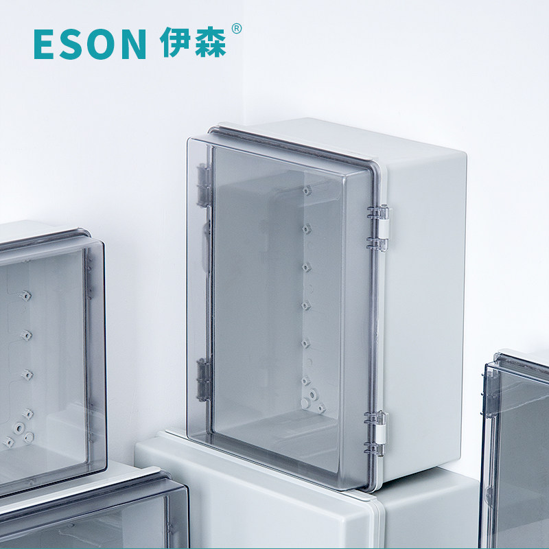 伊森ES-X3塑料防水盒400*v300*200网络接线盒 仪表接线盒 防水外
