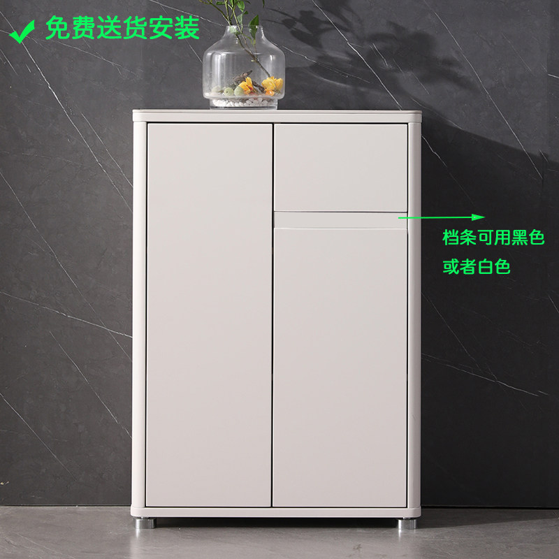 岩板超薄餐边柜20cm25cm小尺寸小户型实木餐边柜实木窄柜厨房边柜