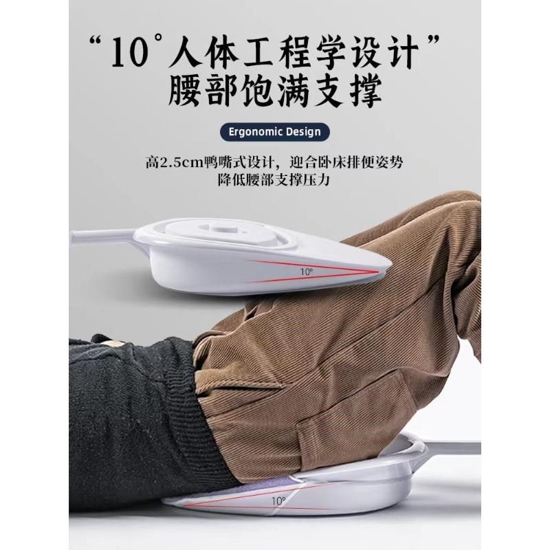 卧床瘫痪老人大便神器长期久躺老年上厕所排小便失禁用品护理便盆