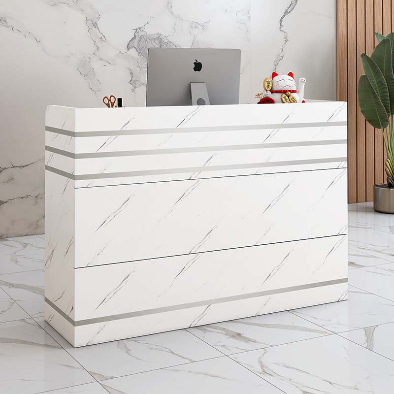 吧台收银台商用店铺小型柜台简约现代收银桌简易服装店前台接待台