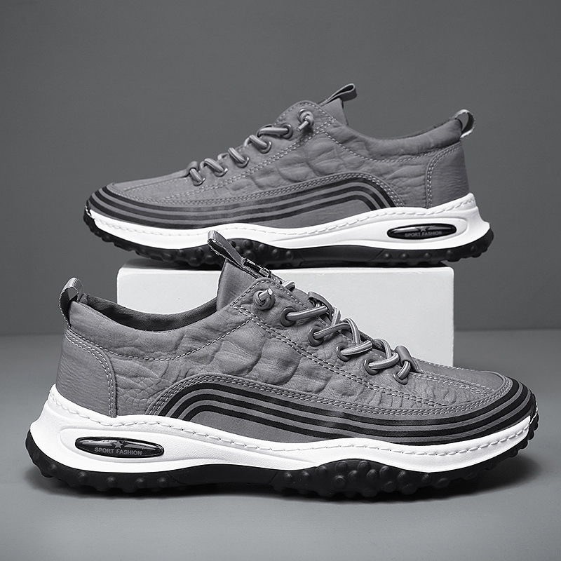 夏季男鞋布鞋皮鞋板鞋工地男款男士运动开车工作透气劳保休闲鞋子