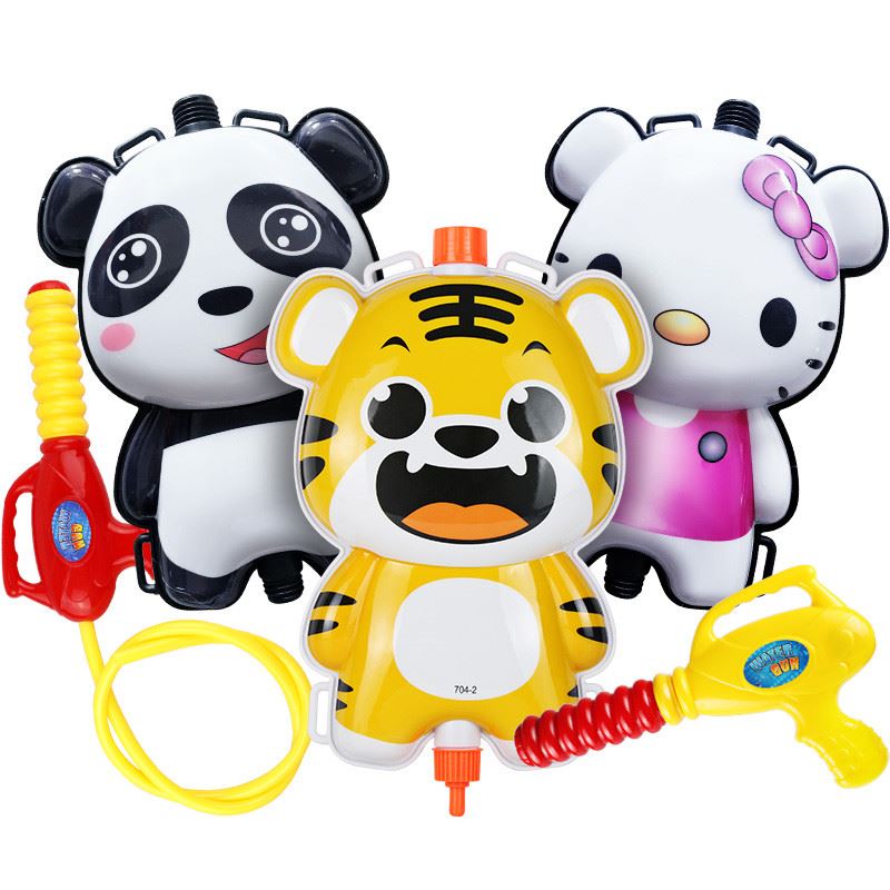 儿童背包玩具水枪抽拉式r戏水沙滩超大容量喷水水枪玩具打水仗呲