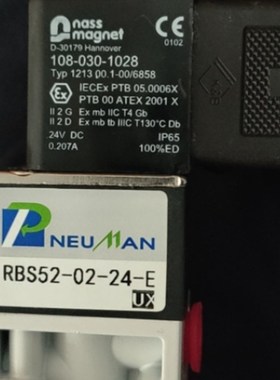 德国NASS magnet线圈PNEUMAN电磁阀RBS52-02-240-E   RBS52-02