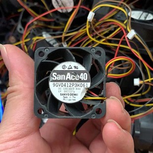 12V 正品 9GV0412P3K061 J22 4028散热风扇0.84A 三洋9GV0412P3K04