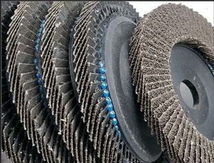 百叶片抛光轮角磨机砂布100mm磨光机不锈钢木工木头打磨片抛光片