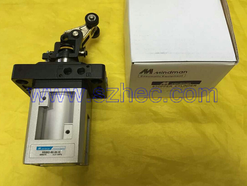 现货 原装正品 台湾金器MINDMAN 阻挡气缸 MSBD-50-30M PT .