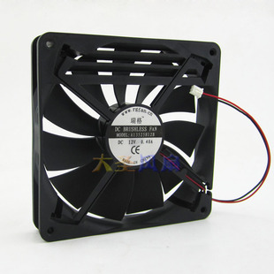 散热风扇 13.5CM A13525H12B 12V 双滚珠风扇 瑞格 0.40A 13525