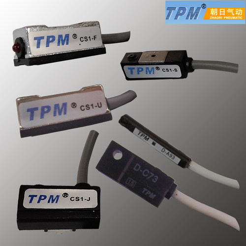 TPM朝日气动缸磁性感应开关传感器CS1-J CS1-F CS1-U S D-A93 C73