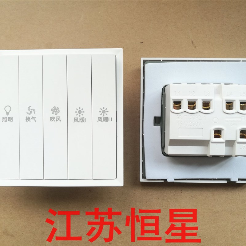 浴霸开关集成吊顶开关卫生间家用洗车机