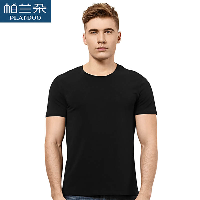 男士纯色背心半袖紧身圆领打底衫